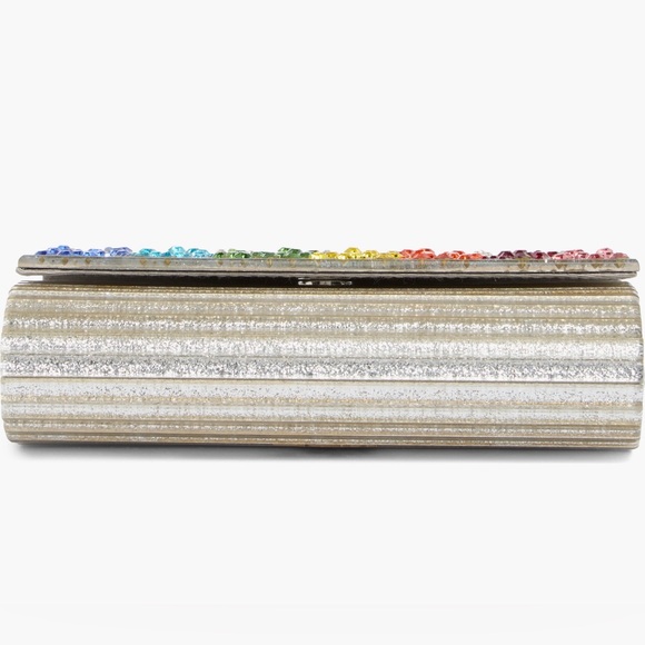 Kurt Geiger Party Glitter Envelope Clutch - Picture 6 of 12